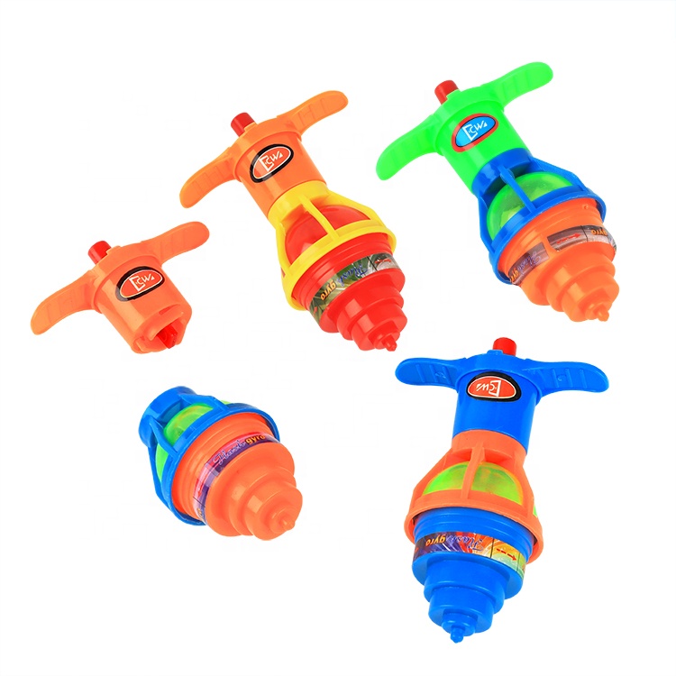 Amazon Hot Sell 2021 Luxury New Arrival Funny Children Flash Toy With Lights High Quality Bounce Spinning Top