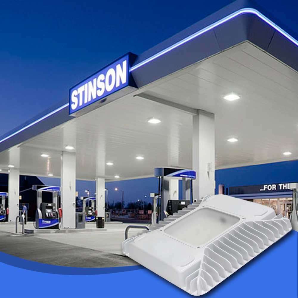80 100 120 150 watt led canopy light ip65 for gas station