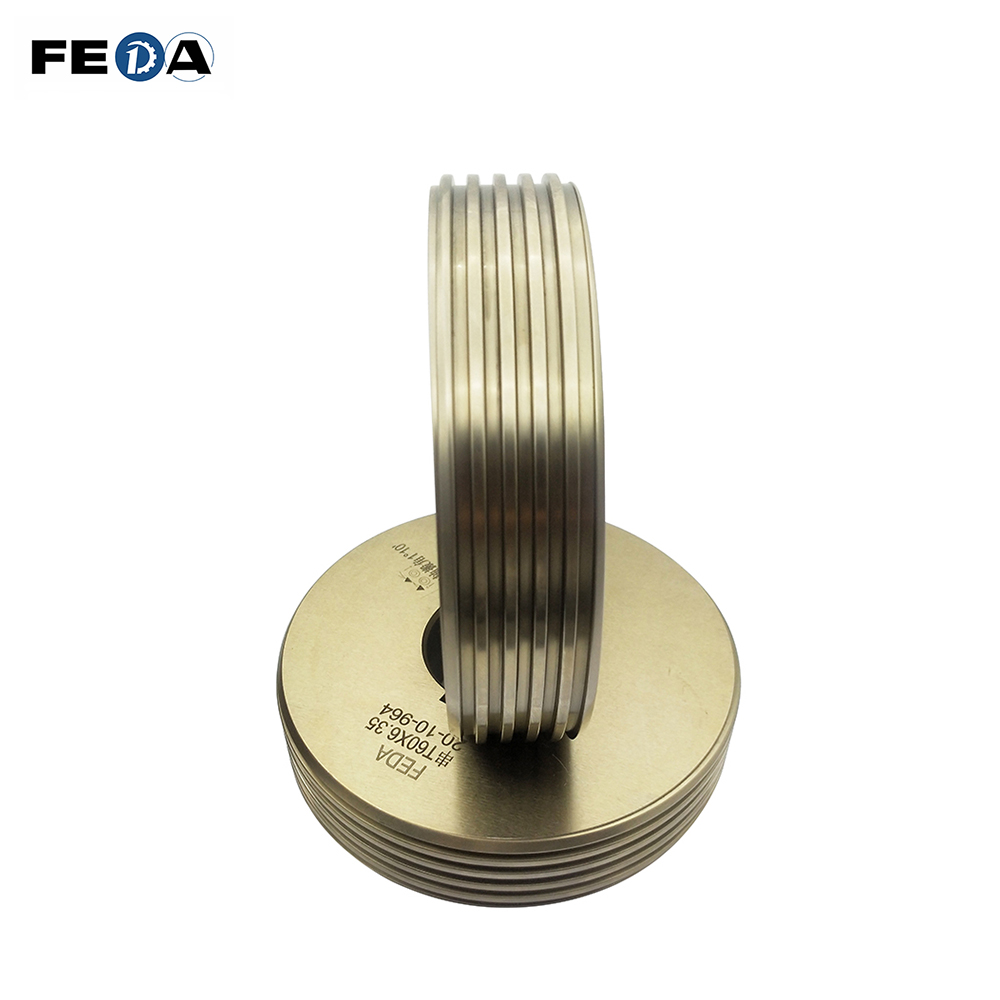 FEDA резьбовые стержни резьбовые штампы Трубы Роликовые штампы OEM резьбовые ролики D2 материал