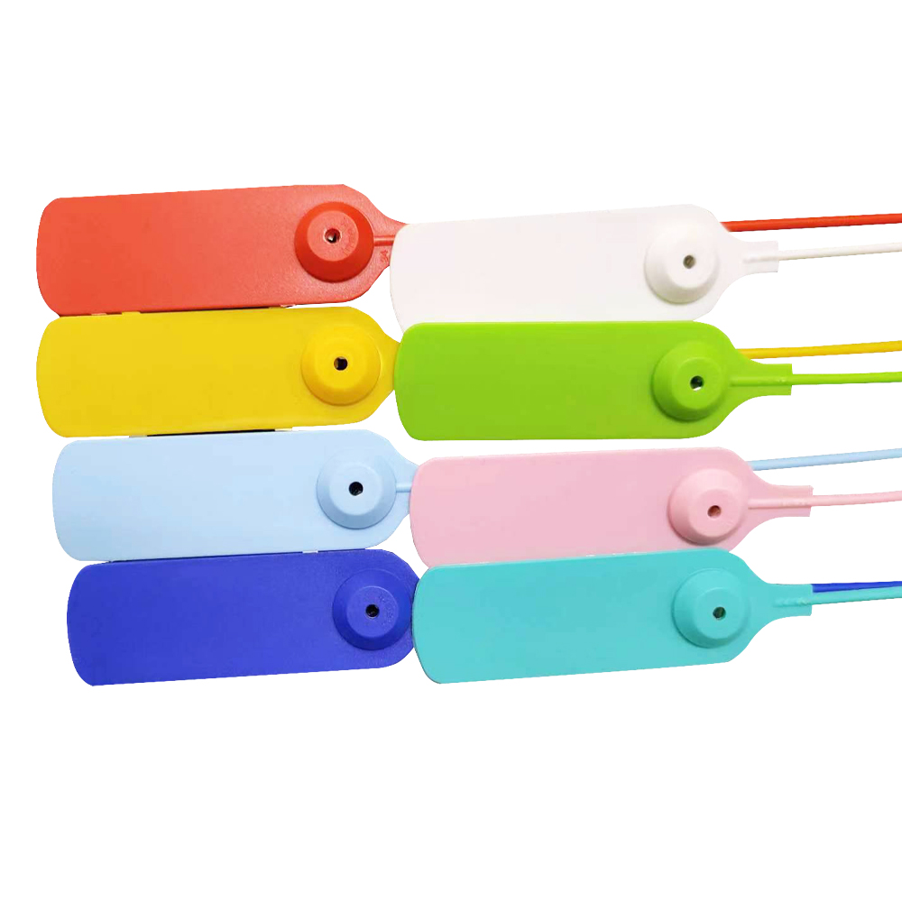 Disposable High Security Shoes Plastic Seal Lock Pull Tight High Quality Numbered Tamper Tags Plastic Seal
