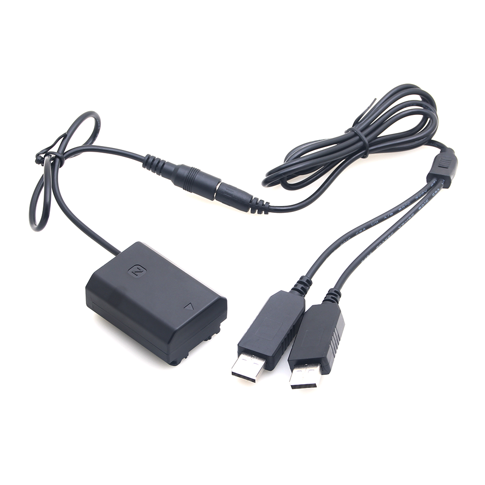 NP-FZ100 DC муфта двойной USB адаптер манекен батарея для A7III A9 A7RIII A7SIII