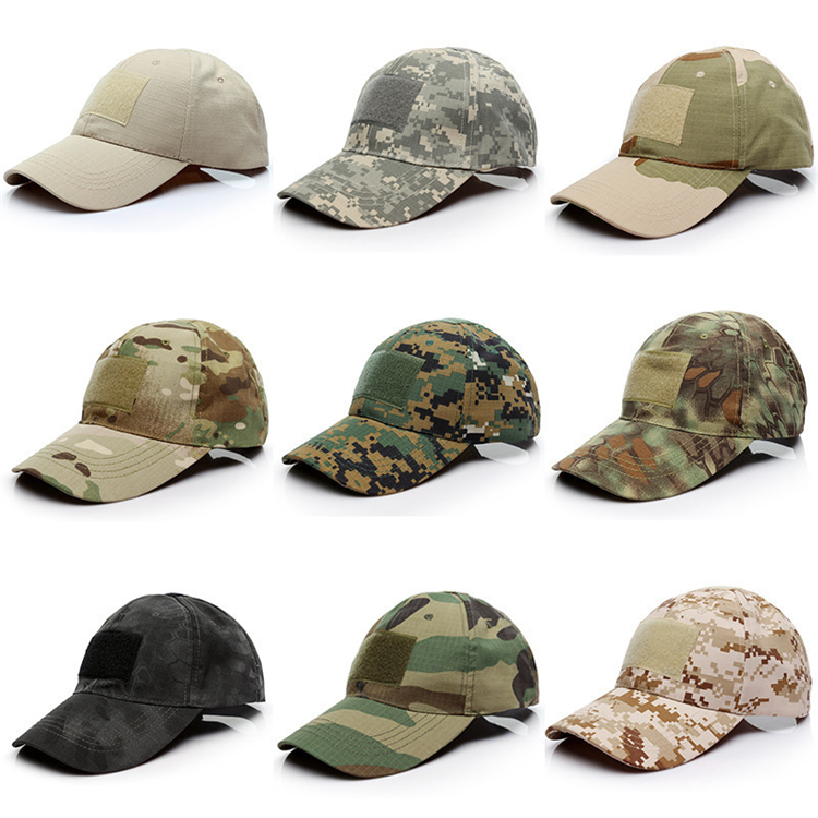 Soft Mesh Panel Baseball Cap Camouflage Trucker Hats Orange Camouflage Cap