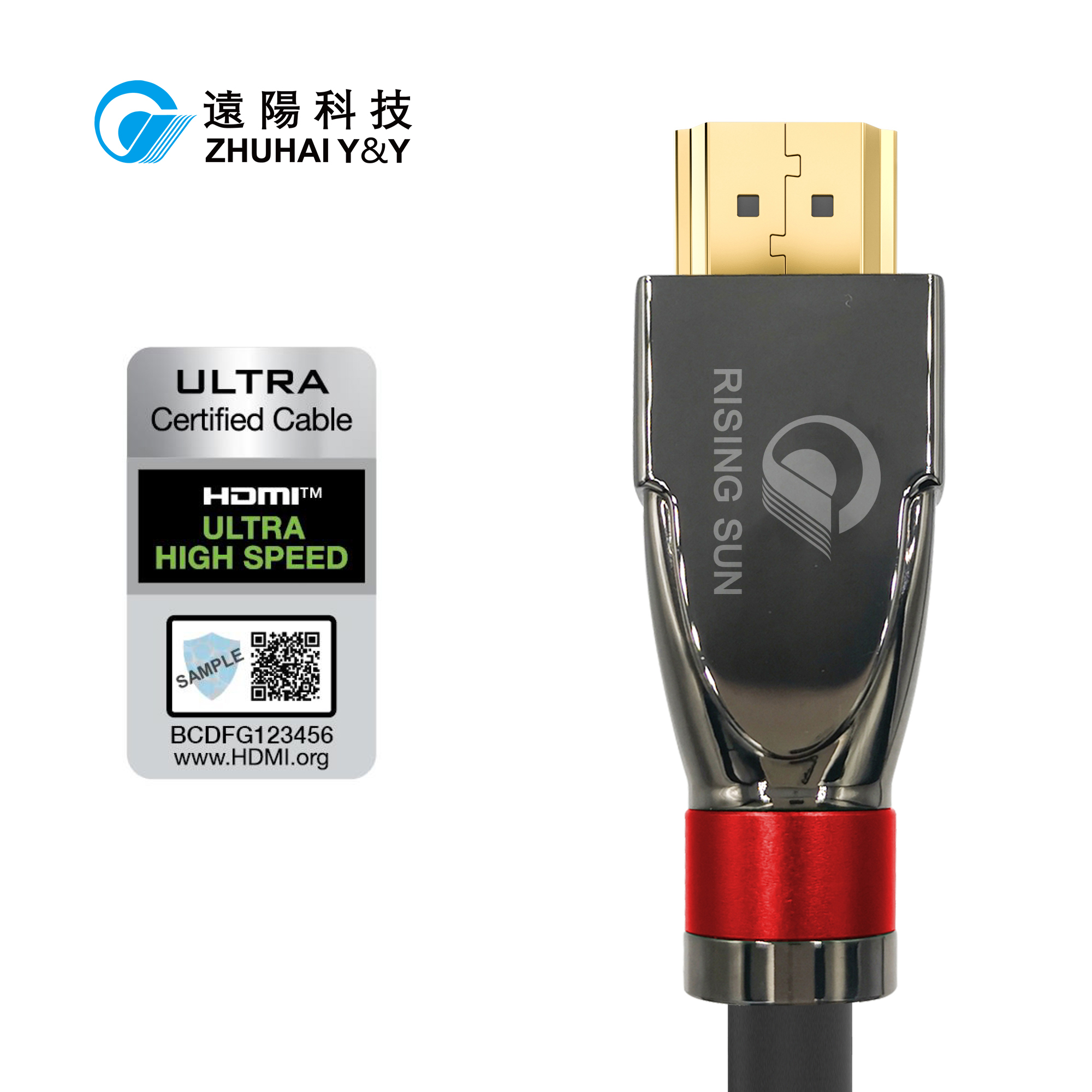 Оптовая продажа 48 Гбит/с 8K HDMI кабели 8K 60 Гц V2.1 кабель этикетка