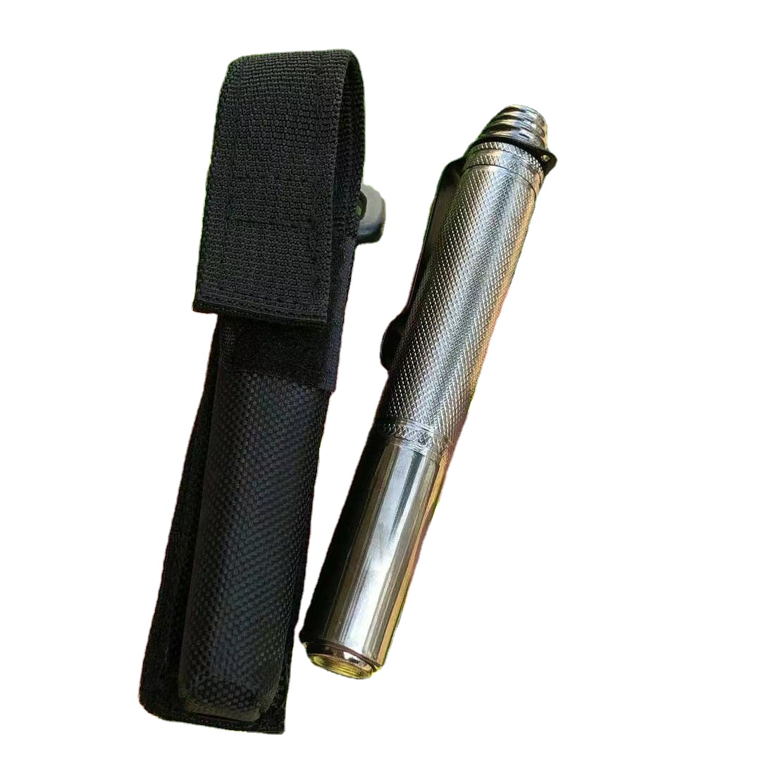 pen baton with holster extendable rubber baton Nylon baton pouch