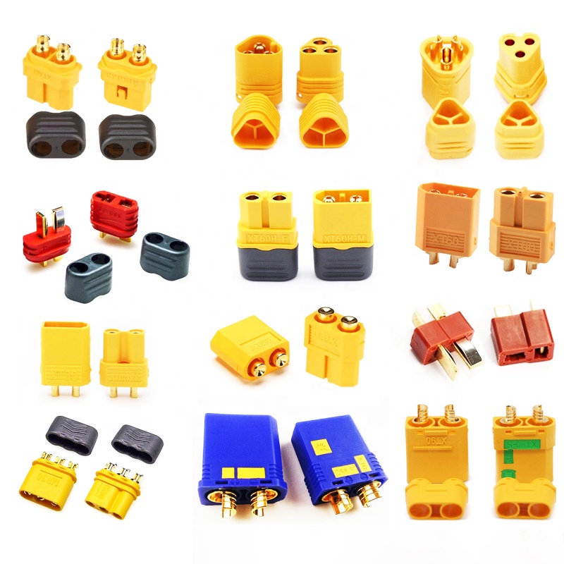 Amass Anti Spark XT90s XT90 XT60 XT30 MR30 xt120 con Deans T Plug Male/Female Bullet Lipo Battery Banana Connector