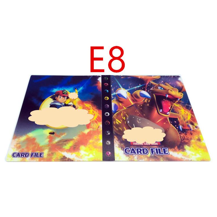 Poke карты альбом коллекция альбом книга держателя карты