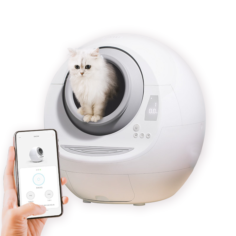 Приложение Wi-Fi автоматический кошачий Туалет большая коробка для кошачьих туалетов Intelligrnt пластиковая коробка для очистки кошачьих песков