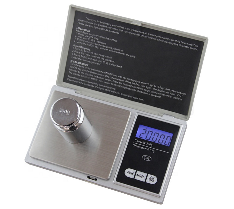 Electronic pocket portable precision small digital weight scales 0.01g digital pocket scale