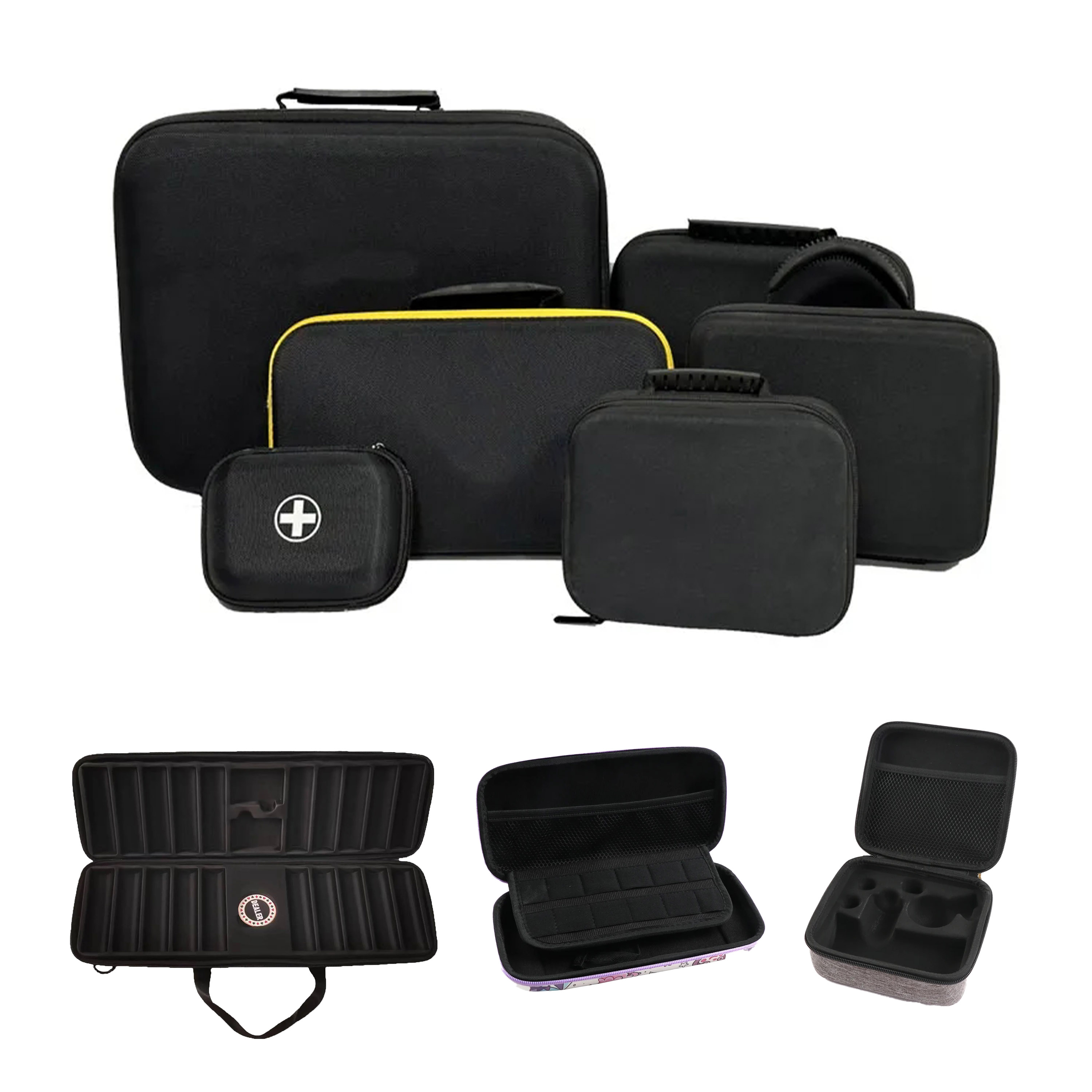 Hard Shell Case with Foam Custom Design Tool Case Factory Custom Durable Eva with Zipper Waterproof Carry Storage Case 50pcs
