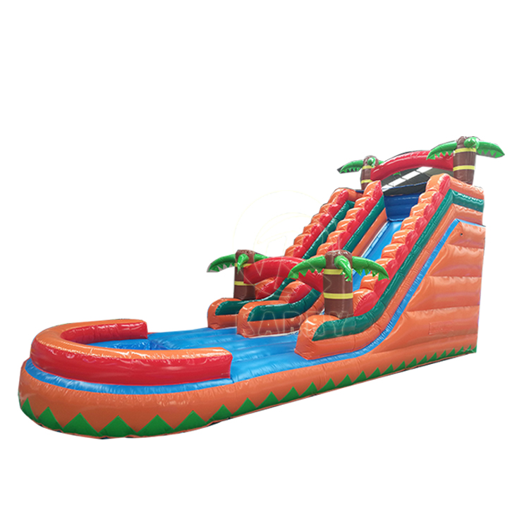 Funny inflatable water slide, kids water slide pool with high quality for sale