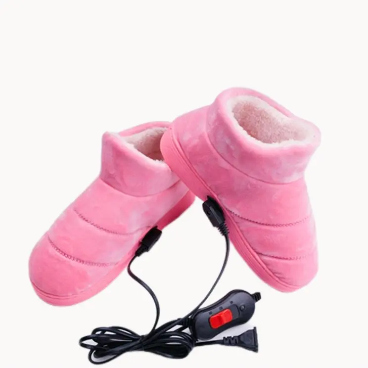 Warm Foot Plush Socks, for Postpartum Simple Warm Electric Shoes for WalkingWarm Feet/