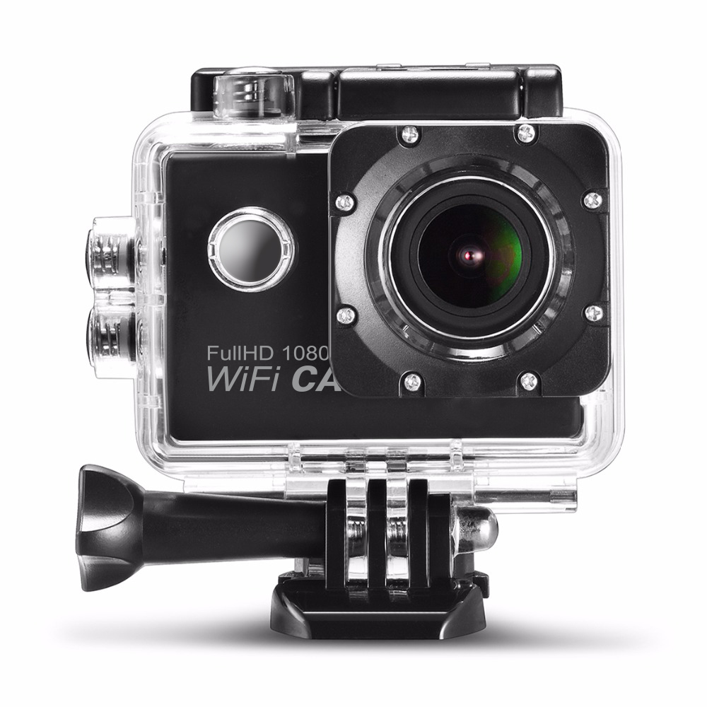 Двойная камера 30 м Водонепроницаемая wifi мини H8R 4K Экшн-камера с дистанционным управлением