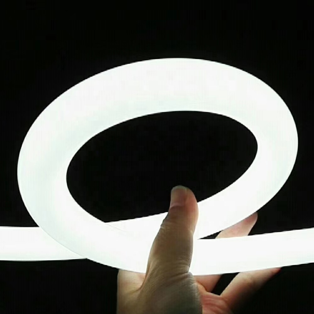 High Light Transmittance LED Neon Flex 360 Degree Dot Free Neon Sign 3838 SMD 120 LEDs Double Side PCB Board RGB LED Neon Light