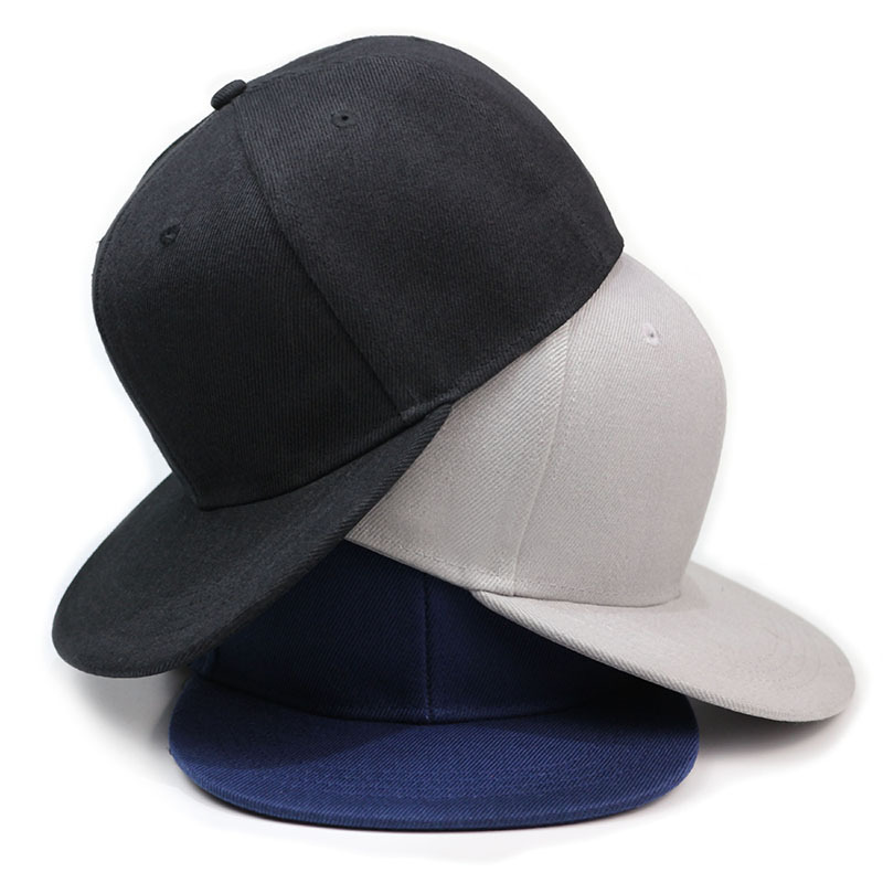 На заказ с плоским козырьком черного цвета Yupoong Snapback шапки бейсболки 6 панели пустой Snapback шляпы оптом