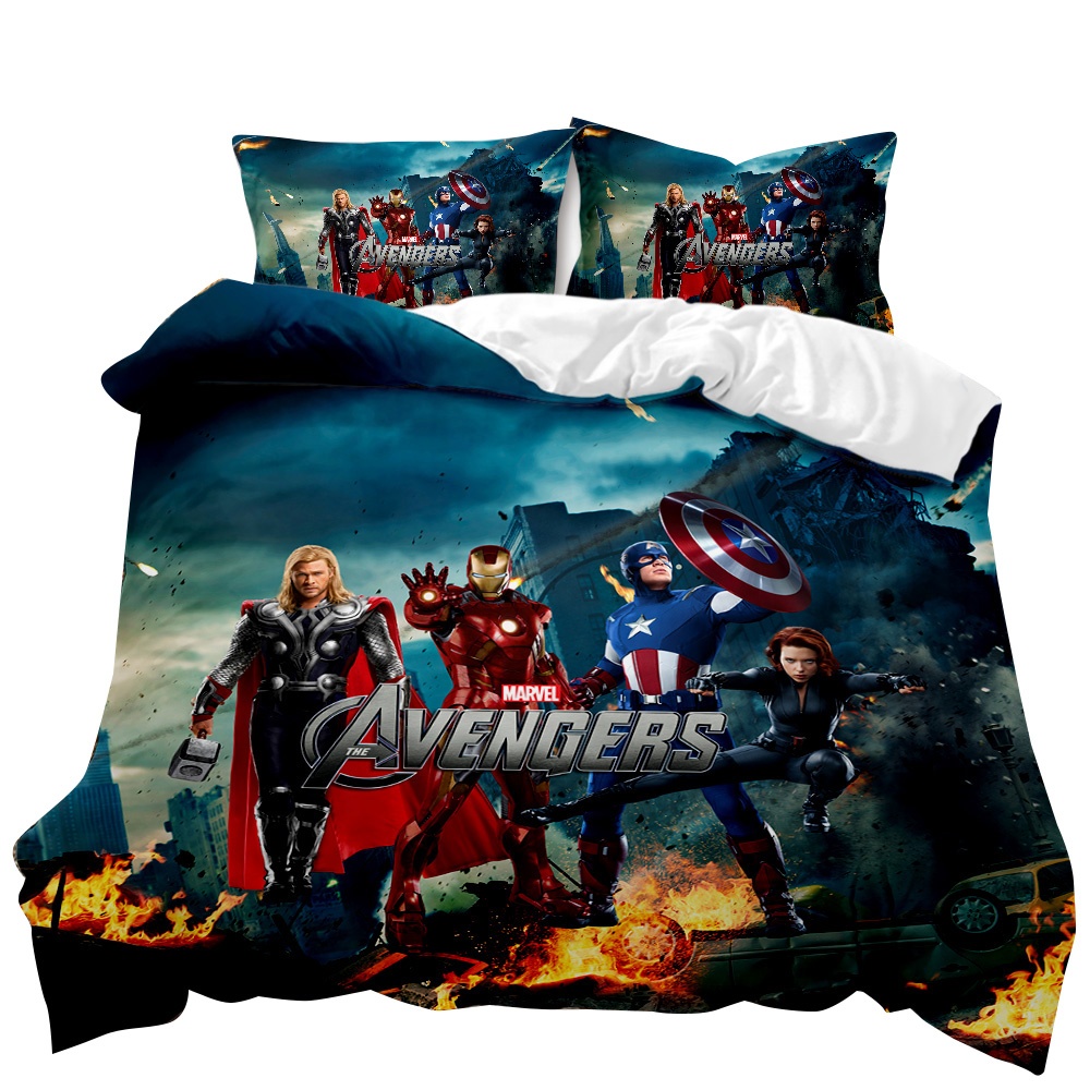 3D Alliance hero пододеяльник с принтом Волшебная мультяшная пленка Комплект постельного белья