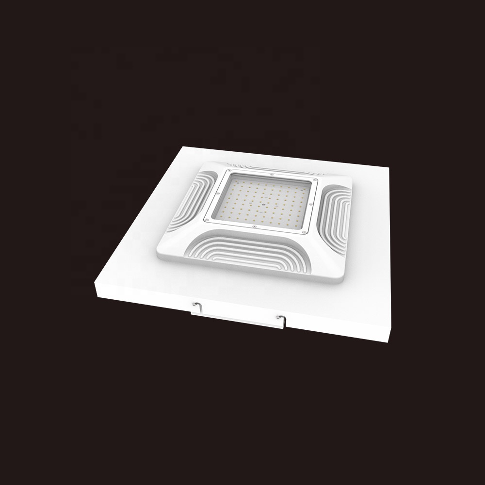 Wholesale Outdoor Led Canopy Lights Embedded 60w 120w 150-watt 200w Gas Station Lamp For Petrol Station Factory