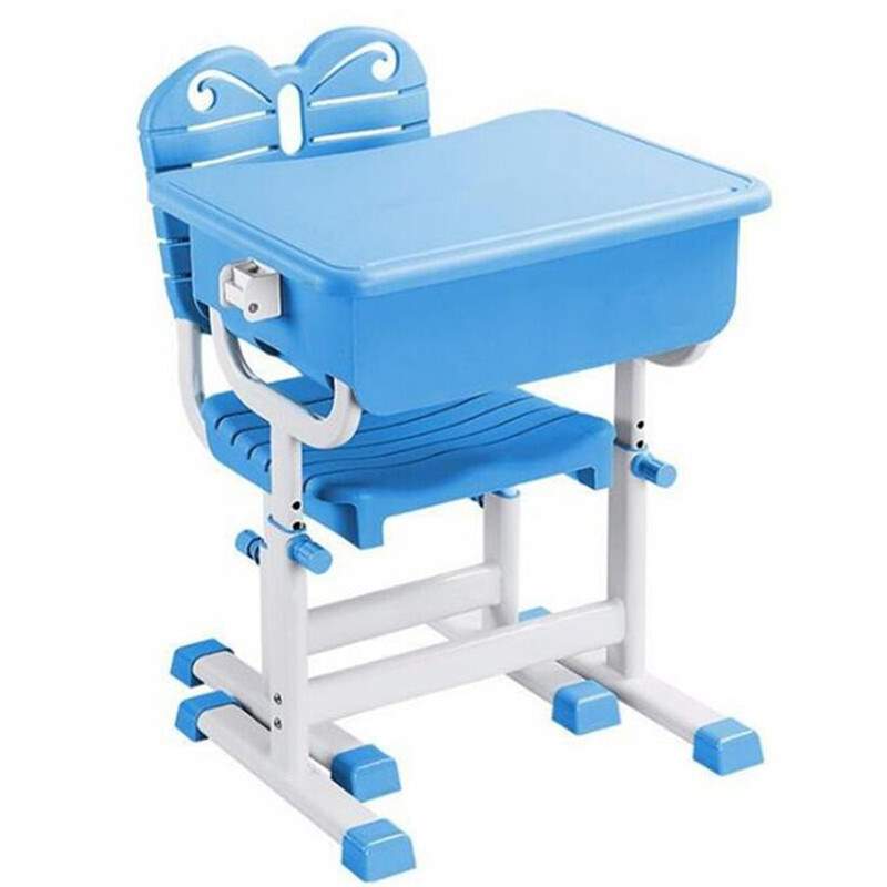 Wholesale student desk and chair plastic school furniture