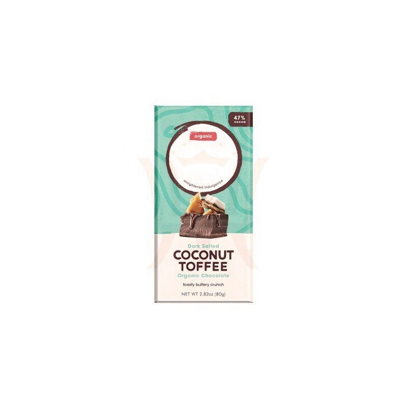 Private Label 100% Organic Coconut Toffee Chocolate with Delicious Flavor
