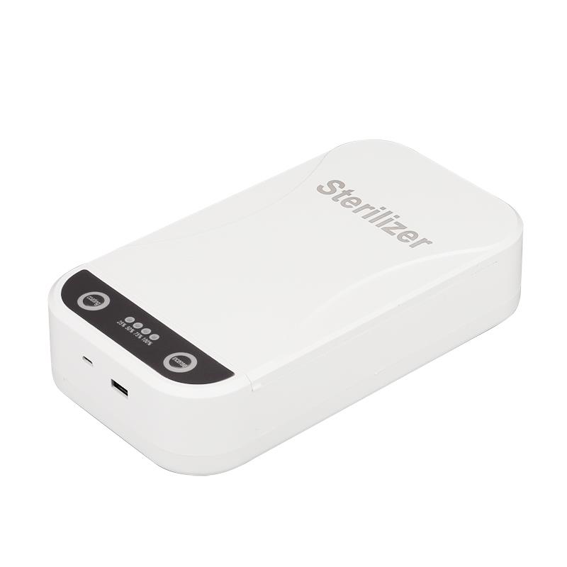 Amazon Hot In Stock Single Packing Portable Disinfection Box UV light Cell Phone Sanitizer Sterilizer