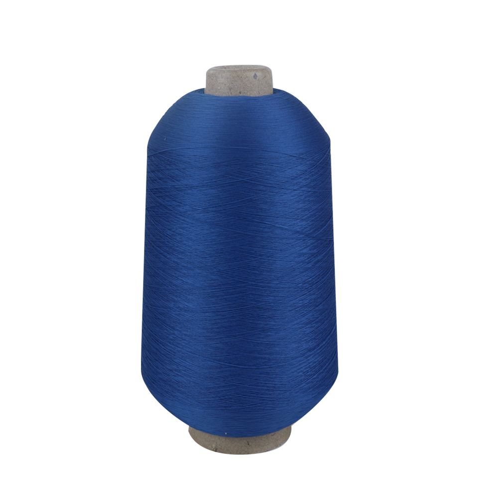 China manufacturer different dope dyed colors polyester imitation nylon yarn 75D/72F/2 for football socks