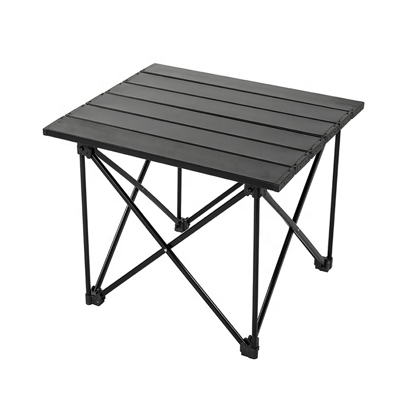 Indoor and Outdoor Picnic Aluminum Folding Table Roll up with Carrying Bag
