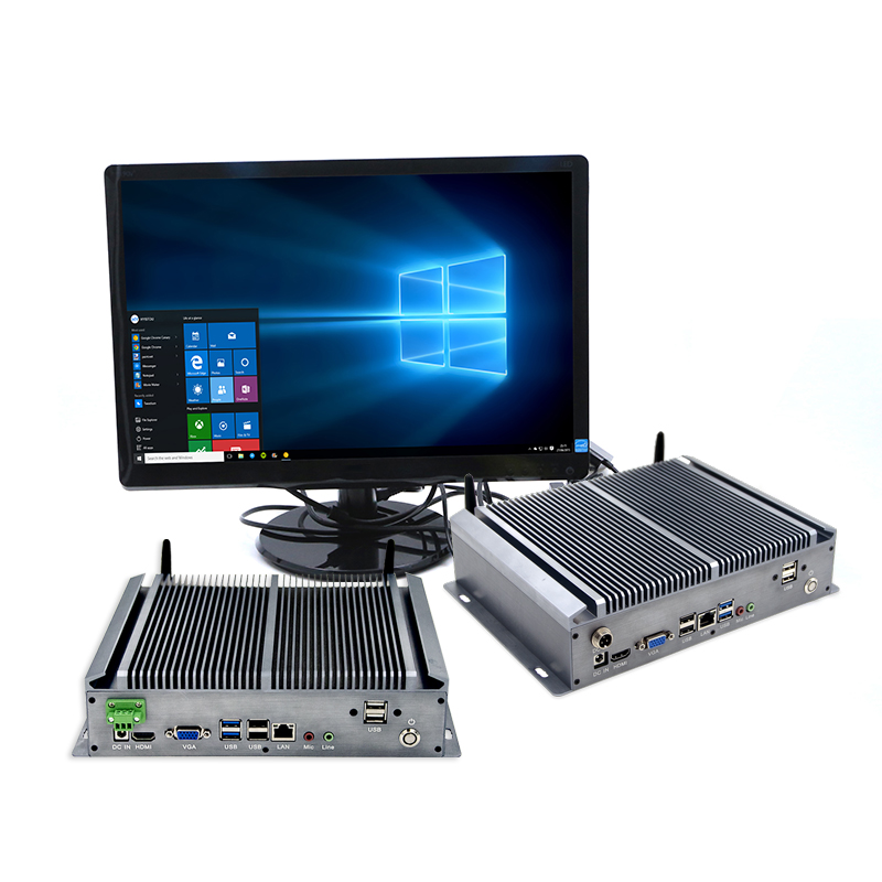 Oem поддержка 4 USB 1 VGA 1 HD мини ПК j1900 безвентиляторный ПК Win 10 настольный мини карманный портативный ПК 4 ГБ 32 ГБ 64 Гб промышленный компьютер