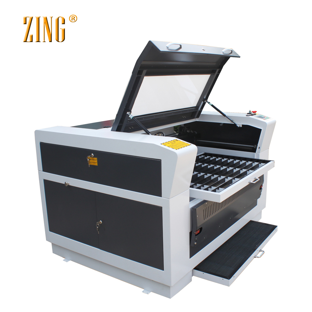 Производитель ZING, 6090, 100 Вт, Co2 лазерная гравировальная машина, Заводская поставка, Co2 лазерная машина