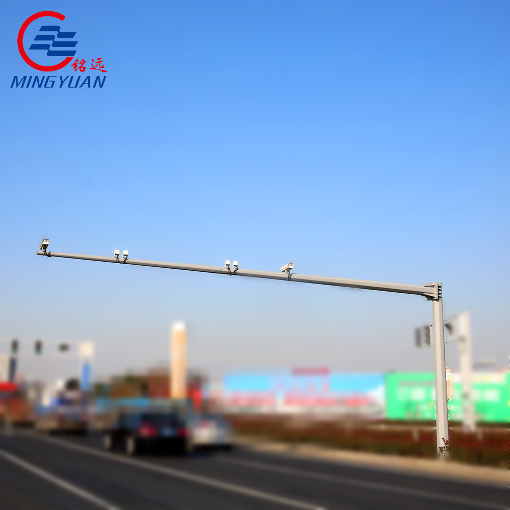Traffic speed cameras poles