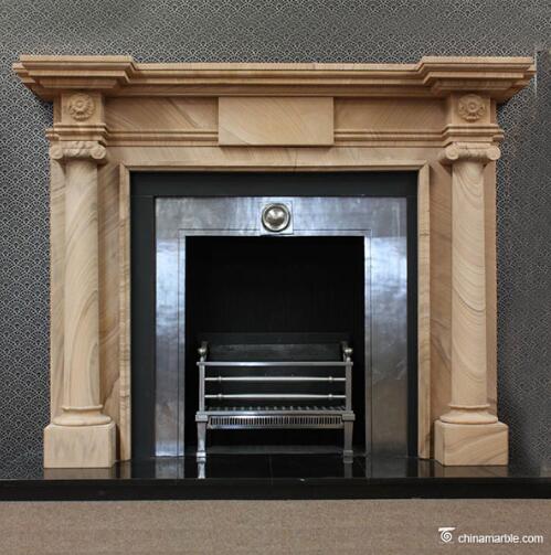 tv stand with fireplace/marble fireplace/stone fireplace