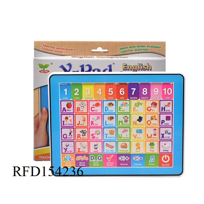 Лучшие продажи Счастливые английские Обучающие игрушки y pad для детей в обучающей машине