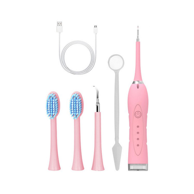 High quality electric dental stain tartar calculus remover high frequency vibration tooth cleaner