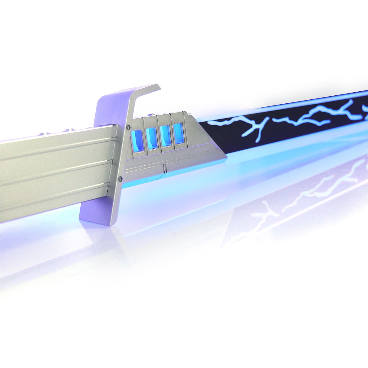 LGT SABERSTUDIO damiensaber Металлическая рукоятка, тяжелый дуэлированный поликарбонатный лезвие, бесконечный цвет, меняющий цвет, proffie board neopixel blade