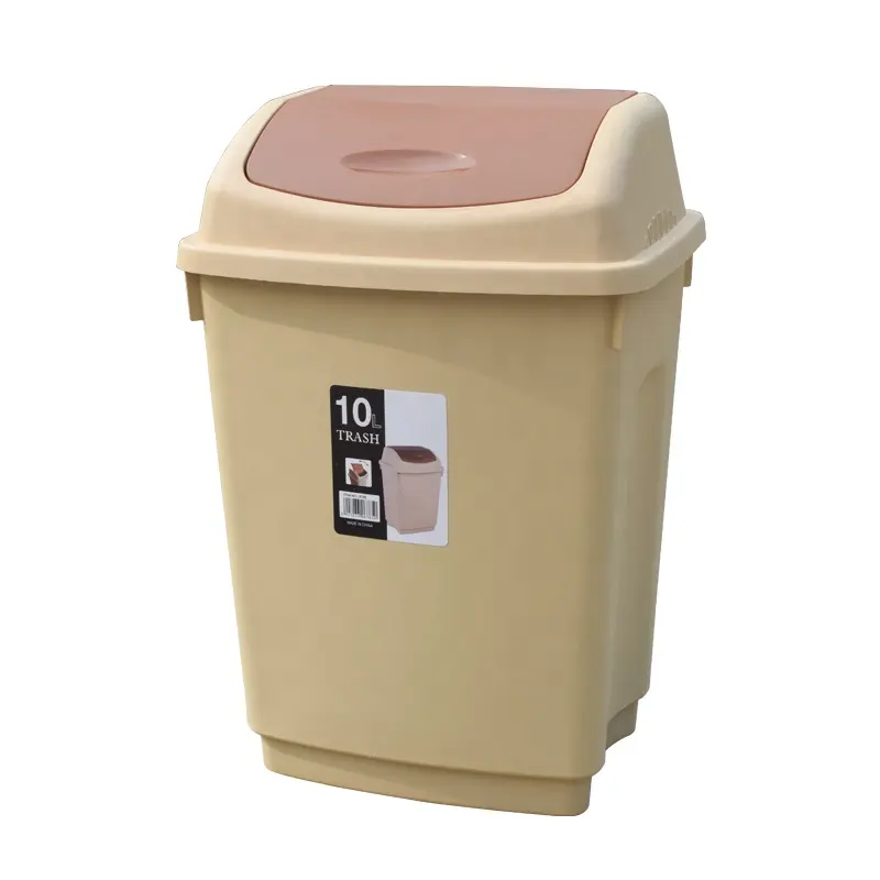 Eco-friendly Wholesale Garbage Bin for Recycling House Trash Can Plastic Waste Bin Storage Bucket Public Places..etc 250*190*360