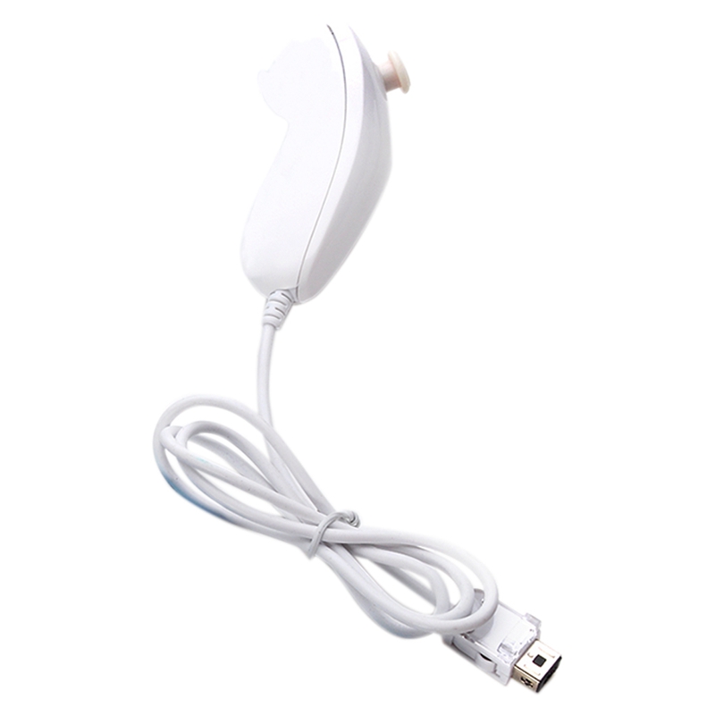 Nunchuck Nunchuk контроллер для видеоигр с дистанционным управлением для консоли Nintendo Wii 5 видов цветов