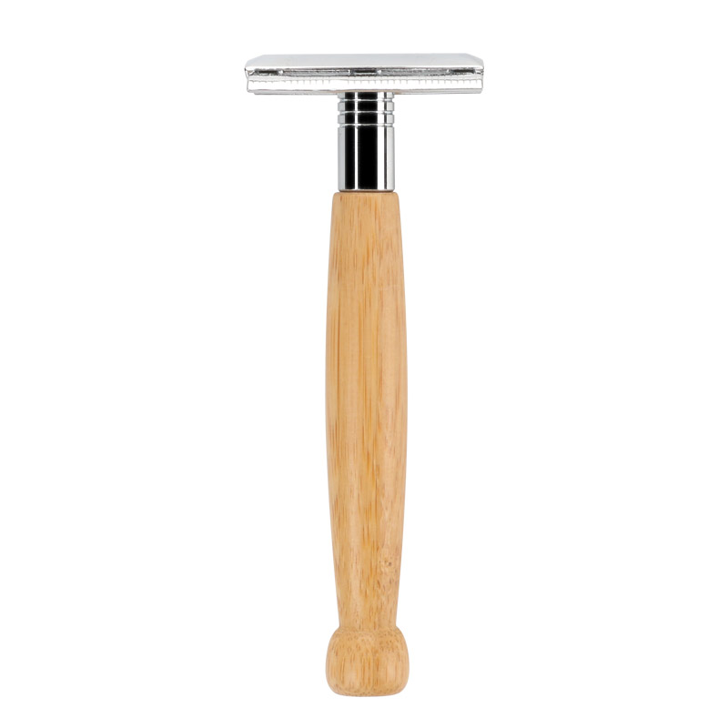 Razors Shaving Abeis Personalized Sharving Product Wooden Handle Three-layer Blade Safety Wooden Shaver