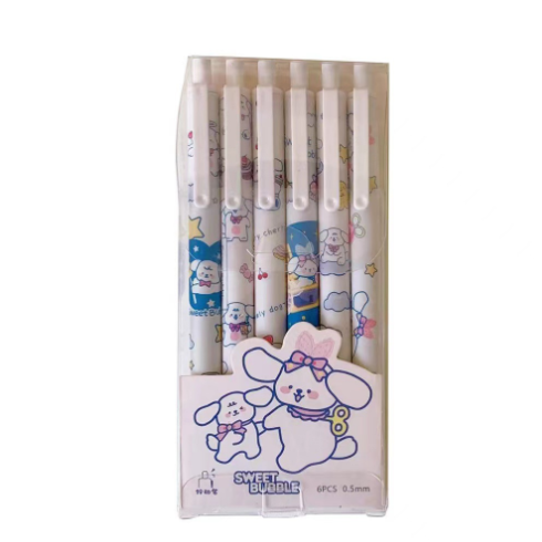Симпатичная маленькая Толстая ручка Sanrio Kulomi высокого уровня печати, нейтральная ручка, студенты учатся кисти