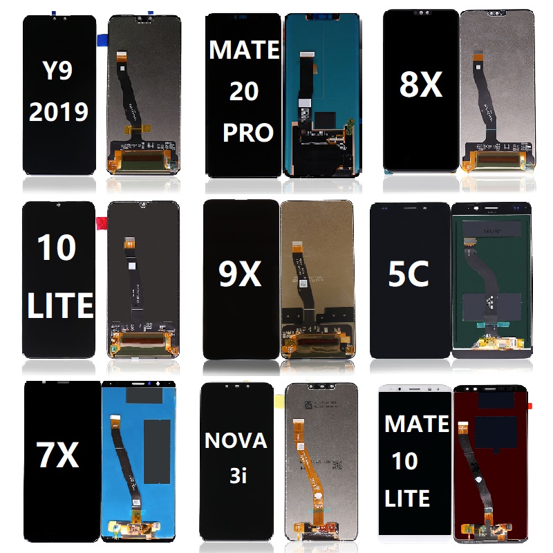 Y9 2019 ЖК-дисплей с сенсорным экраном для Huawei P Smart Y5 Y6 Y7 2017 2018 Mate 10 Lite 20 Pro Nova 3i для Honor 10 Lite 9x 8x 7x 5c