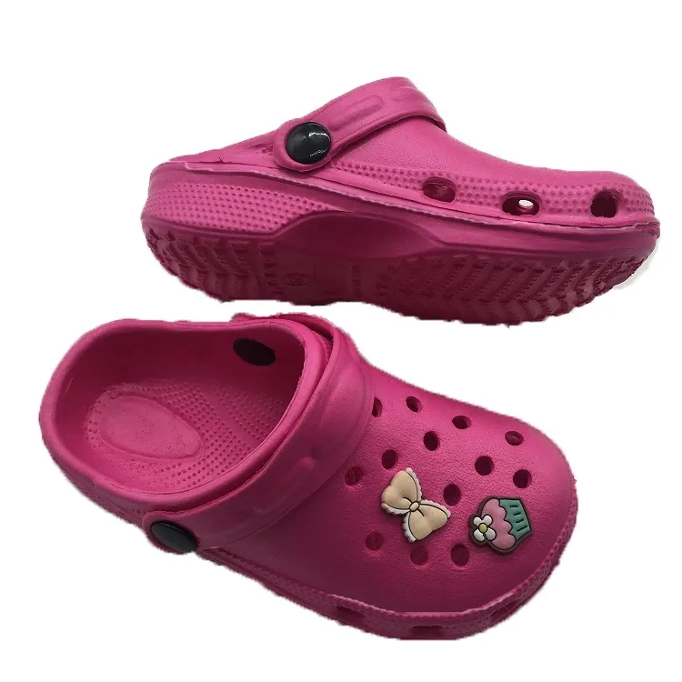 Cheap Factory Cute Children Clog Designer Pink Summer Light Unisex Children Customized Logo Flat Indoor EVA Garden Shoes