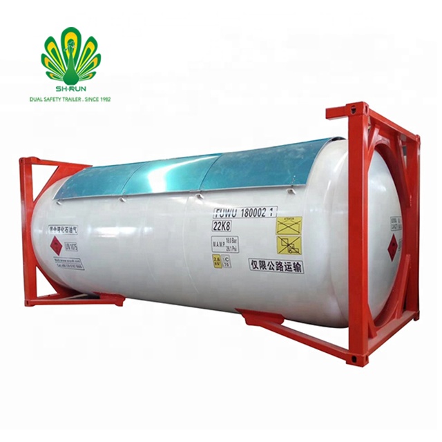 20 ft container tank acetone / butanol / ethanol portable tank