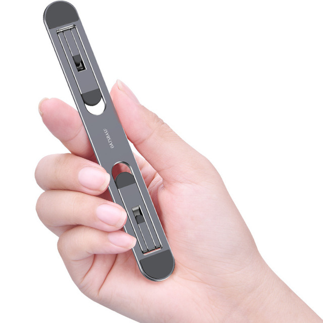 High Quality Air Cooled Silver Color Portable Invisible Laptop Stand For Desktop