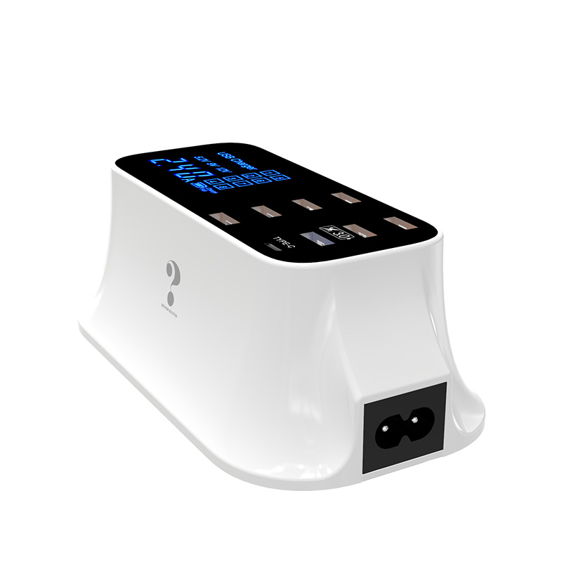 DP 8 (США)-станция зарядного устройства с портом usb с цифровой светодиодный дисплей для мобильного телефона ipad