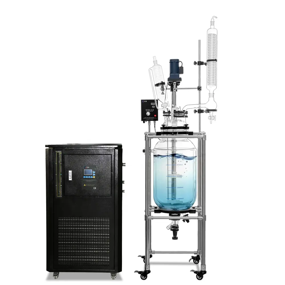 Factory Price 50L Pharmaceutical Glass Reactor Manufacturers