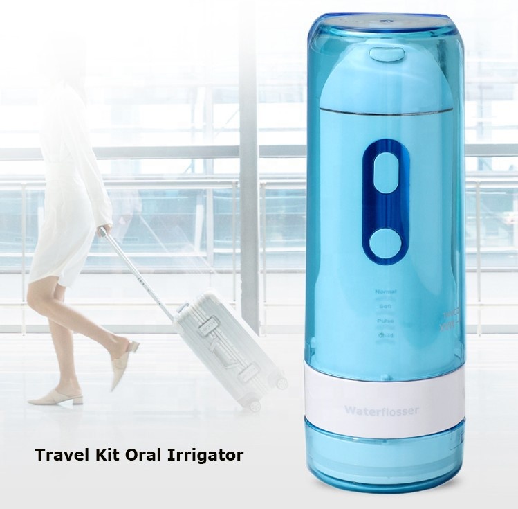 Dental Care Collapsible Oral Irrigator for Teeth Whitening Cordless Floding Water Flosser