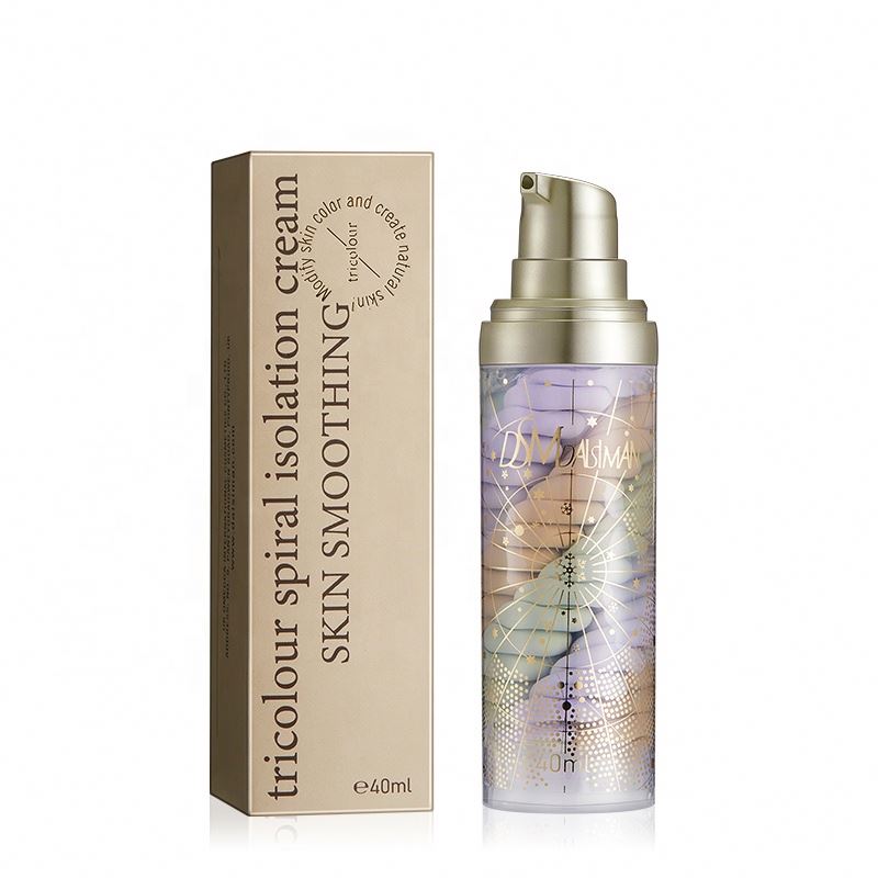 2021 Fashionable Three Colors Isolation Concealer Moist Sunscreen Primer Anti Dust Makeup Cream Base