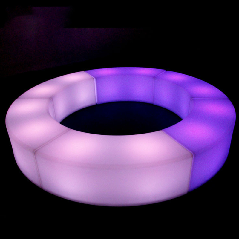 LED bar stool circle bar stool parts led light cube waterproof led cube chair lighting