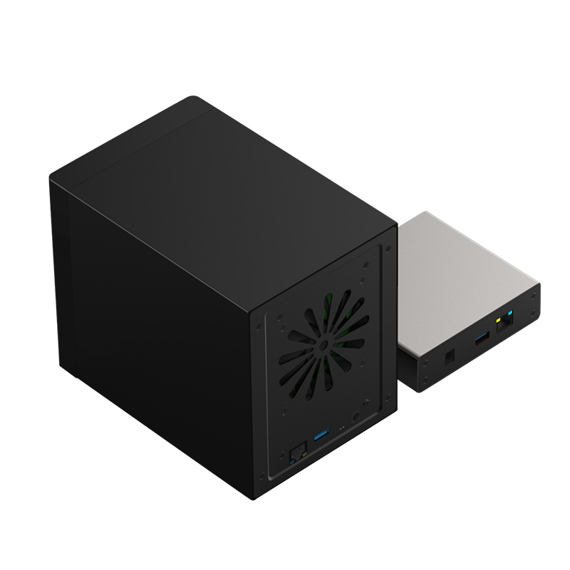 2 bay nas чехол для 3,5 "внешний жесткий диск ethernet гигабайт 1000 Мбит/с Сетевое хранилище nas