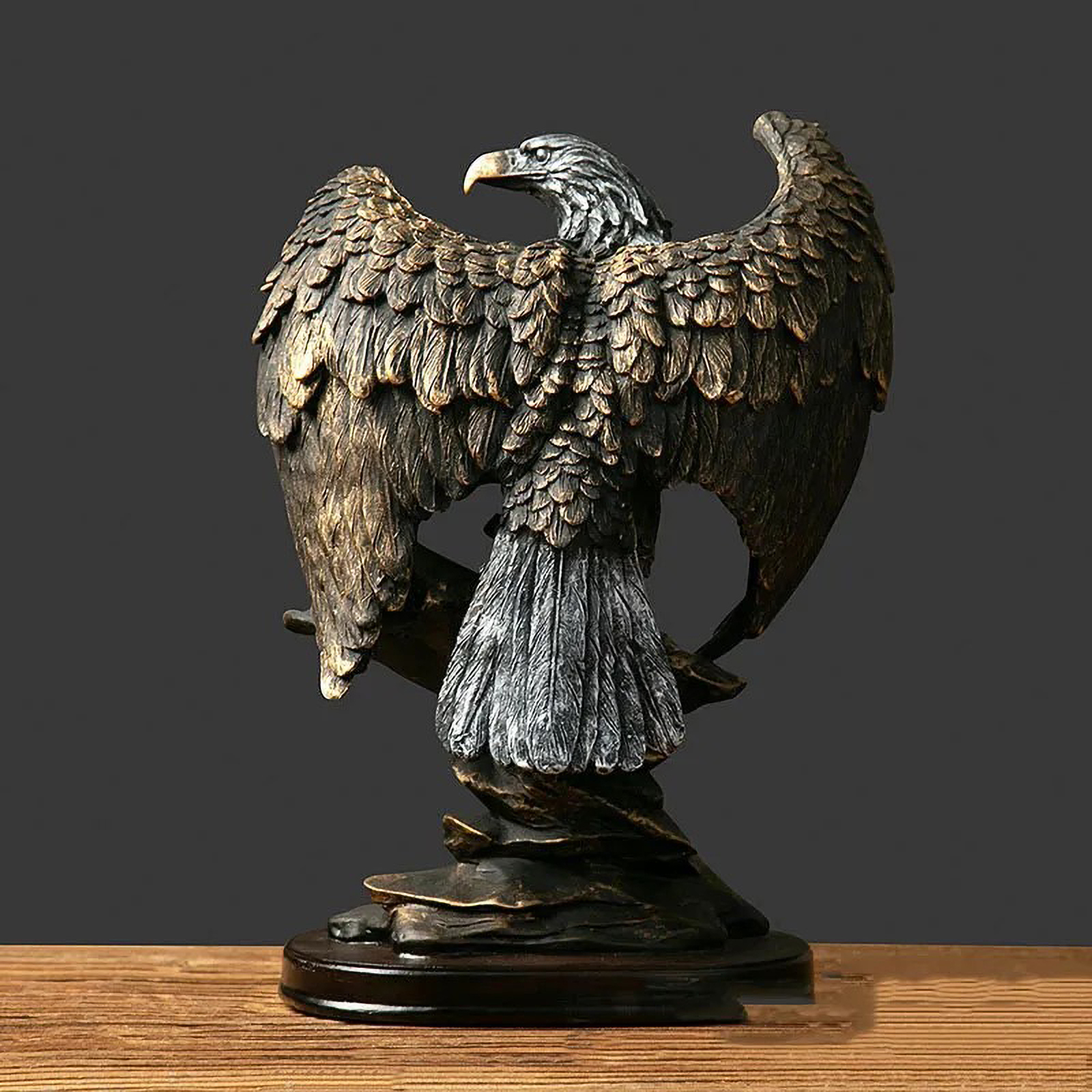Fengzhi Factory Eagle Resin Arts And Crafts Decoration Eagle Resin Statue Home Living Room Office Decoration
