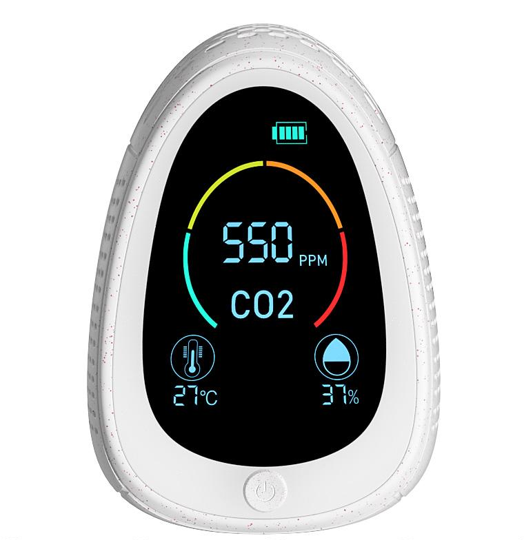 Self-calibration Wall Mount Digital Carbon Dioxide Monitor Indoor Air Quality Temperature RH CO2 Meter Monitor With NDIR Sensor