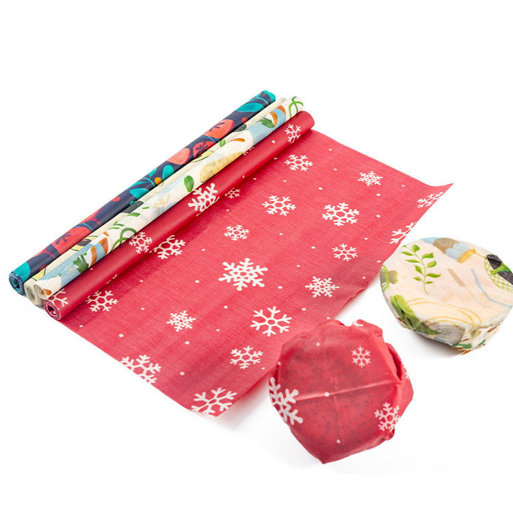Sustainable Biodegradable Reusable Beewax Beeswax Food Wraps, Eco Friendly Food Wrapping Paper