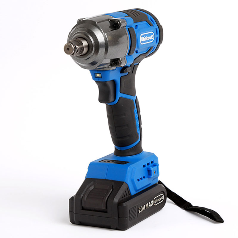Wintools brushless motor 400N.m impact wrench cordless impact with 4000mah battery